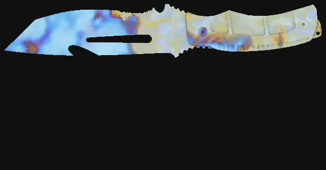 Survival Knife Case Hardened seed 525 playside