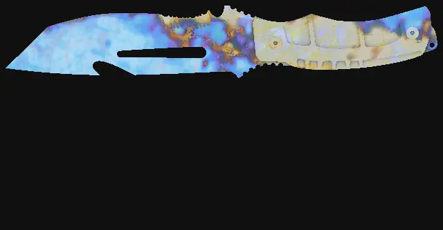 Survival Knife Case Hardened seed 577 playside