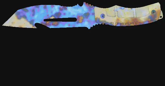 Survival Knife Case Hardened seed 599 playside