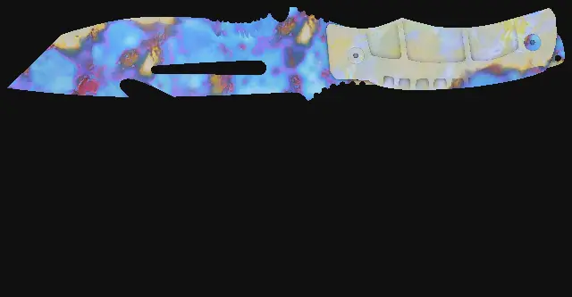 Survival Knife Case Hardened seed 623 playside