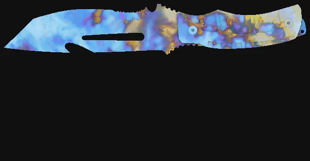 Survival Knife Case Hardened seed 648 playside