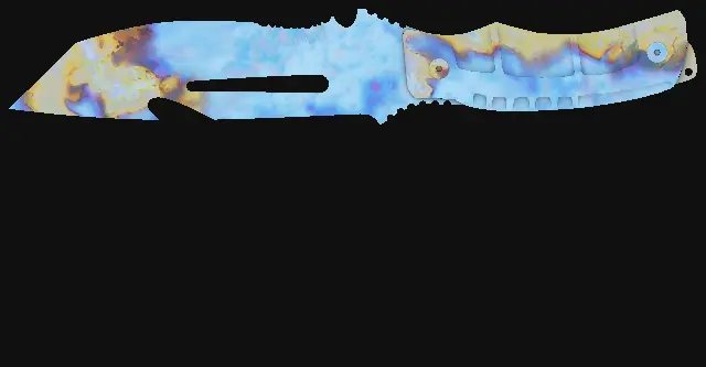 Survival Knife Case Hardened seed 80 playside
