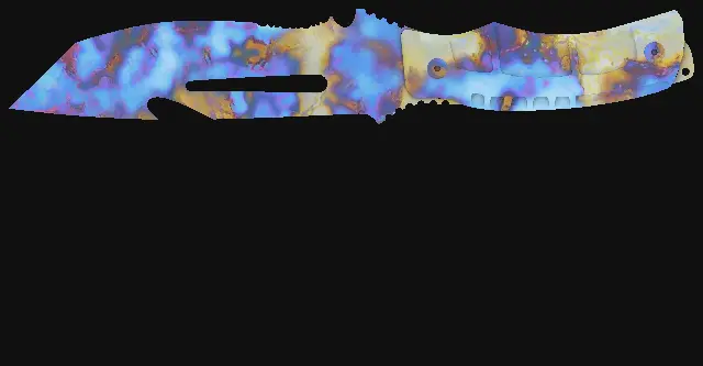 Survival Knife Case Hardened seed 829 playside
