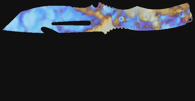 Survival Knife Case Hardened seed 862 playside