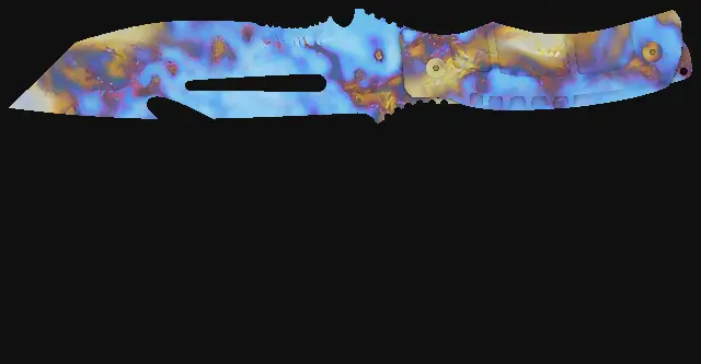 Survival Knife Case Hardened seed 863 playside