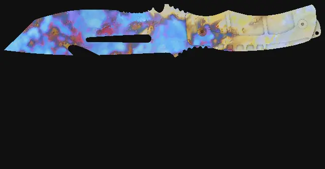 Survival Knife Case Hardened seed 890 playside