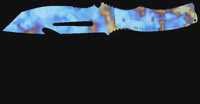 Survival Knife Case Hardened seed 961 playside