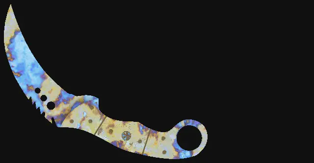 Talon Knife Case Hardened seed 104 playside