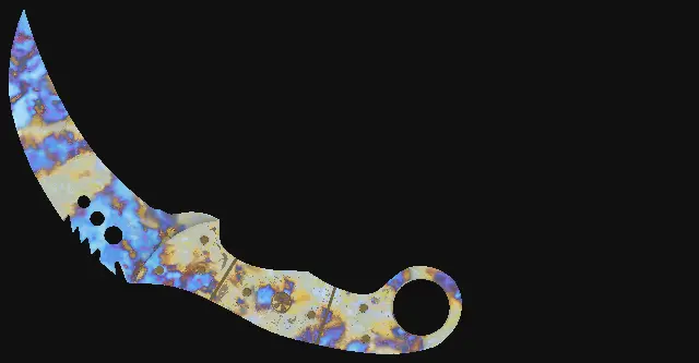 Talon Knife Case Hardened seed 13 playside