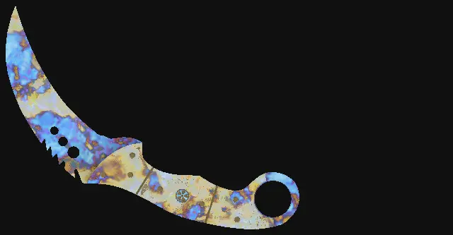 Talon Knife Case Hardened seed 169 playside