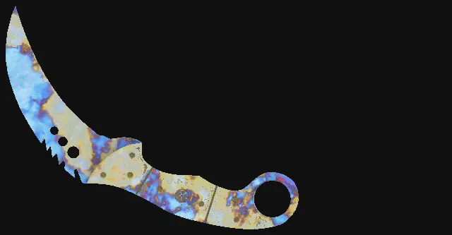 Talon Knife Case Hardened seed 2 playside