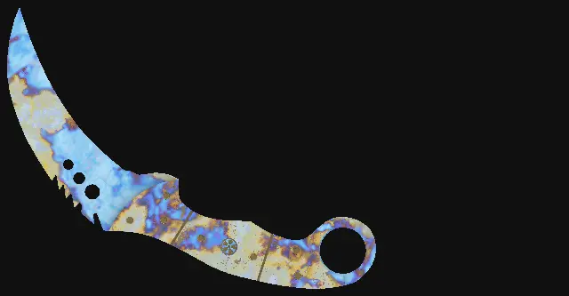 Talon Knife Case Hardened seed 200 playside