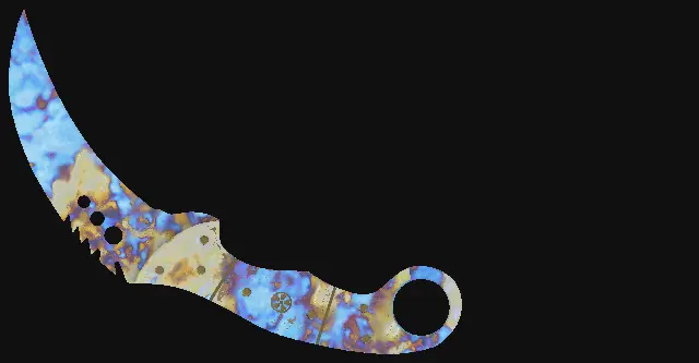 Talon Knife Case Hardened seed 228 playside
