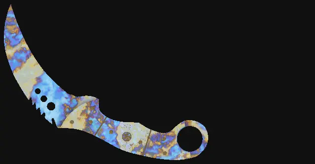 Talon Knife Case Hardened seed 24 playside