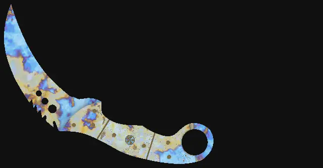 Talon Knife Case Hardened seed 274 playside
