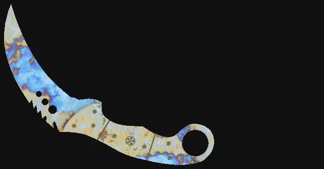 Talon Knife Case Hardened seed 32 playside