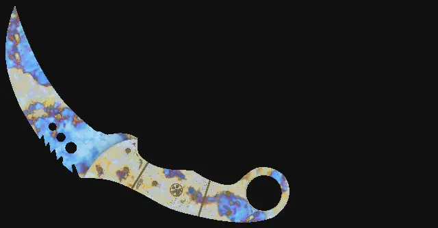 Talon Knife Case Hardened seed 332 playside