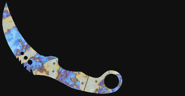 Talon Knife Case Hardened seed 371 playside