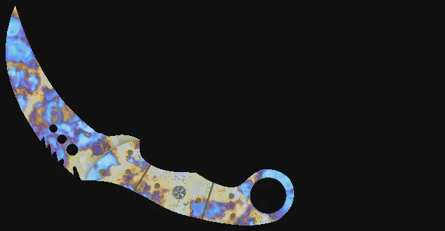 Talon Knife Case Hardened seed 405 playside