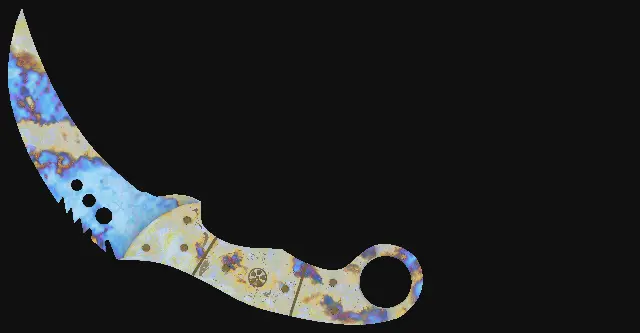 Talon Knife Case Hardened seed 412 playside