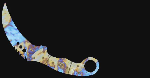 Talon Knife Case Hardened seed 431 playside