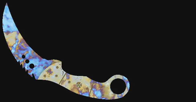 Talon Knife Case Hardened seed 446 playside