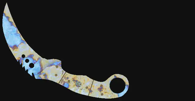 Talon Knife Case Hardened seed 454 playside