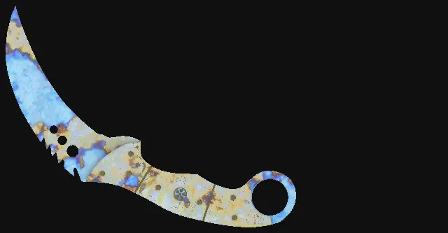 Talon Knife Case Hardened seed 471 playside