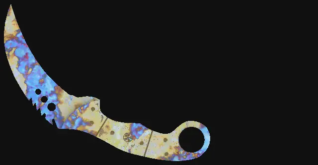 Talon Knife Case Hardened seed 537 playside