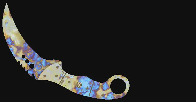 Talon Knife Case Hardened seed 55 pattern render
