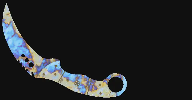 Talon Knife Case Hardened seed 578 playside