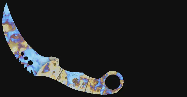 Talon Knife Case Hardened seed 610 playside