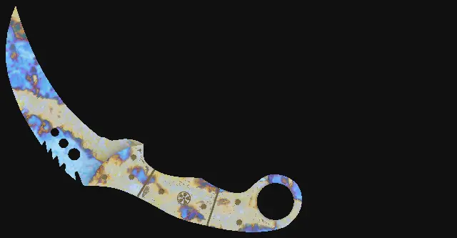 Talon Knife Case Hardened seed 631 playside