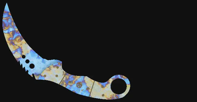 Talon Knife Case Hardened seed 634 playside