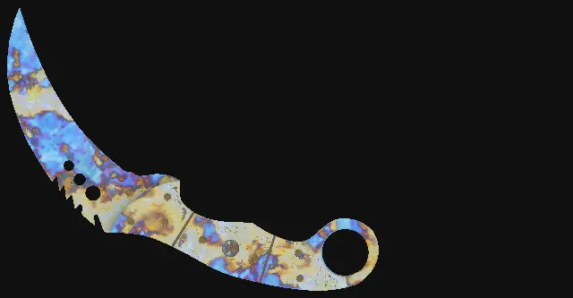 Talon Knife Case Hardened seed 681 playside