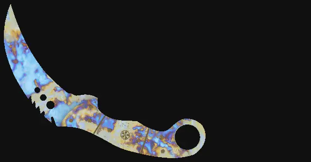 Talon Knife Case Hardened seed 682 playside