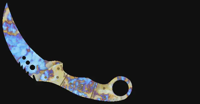 Talon Knife Case Hardened seed 713 playside