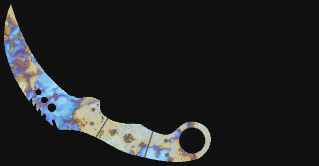 Talon Knife Case Hardened seed 723 playside