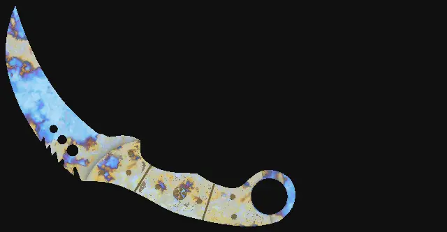 Talon Knife Case Hardened seed 736 playside