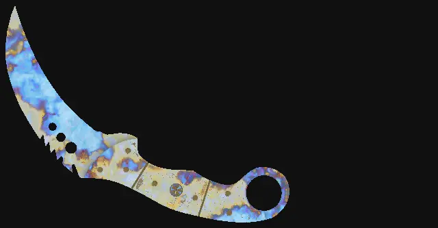 Talon Knife Case Hardened seed 764 playside