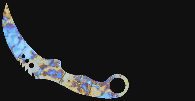 Talon Knife Case Hardened seed 833 playside