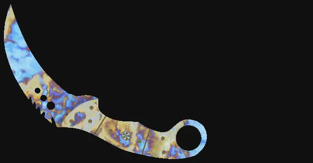 Talon Knife Case Hardened seed 901 playside