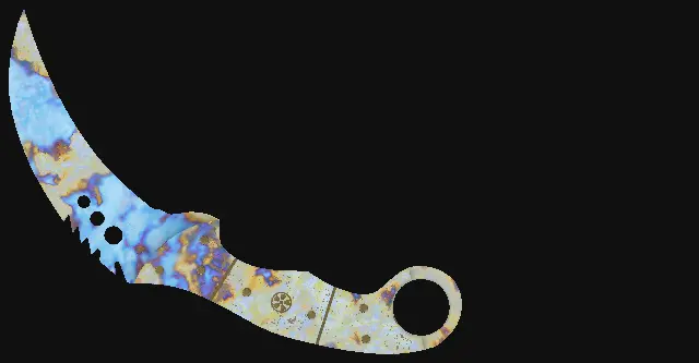 Talon Knife Case Hardened seed 908 playside