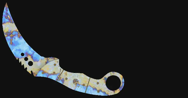 Talon Knife Case Hardened seed 911 playside