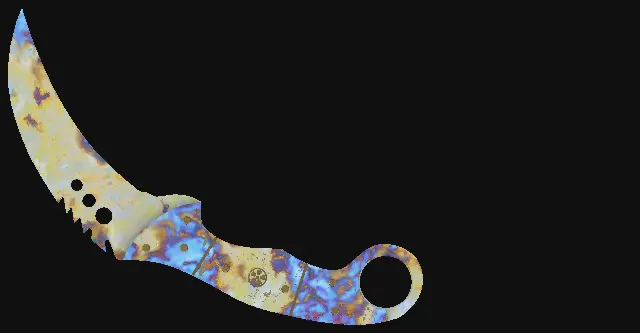 Talon Knife Case Hardened seed 923 pattern render