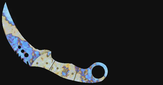 Talon Knife Case Hardened seed 957 playside